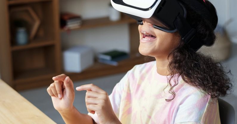 Benefits, VR Learning - Photo of Girl Using Vr Headset
