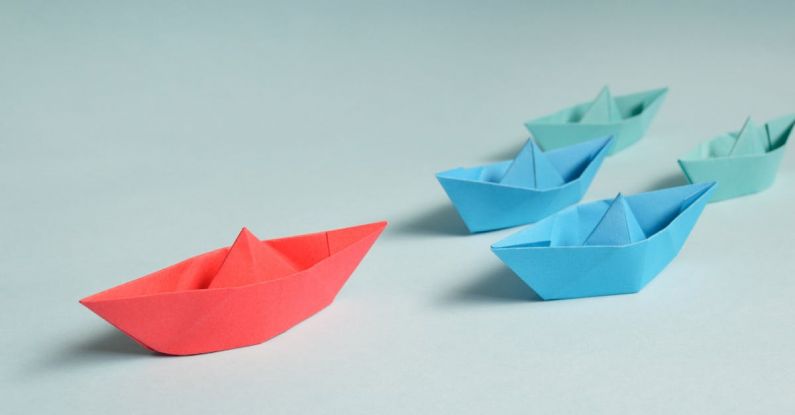 Transition, Leadership - Paper Boats on Solid Surface